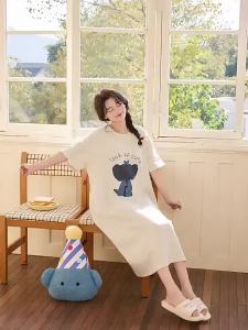 Baisina | Cotton Padded Summer Sleep Dress