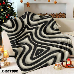 Beast Kingdom | Swirl Art Winter Summer Flannel Blanket Throw Fleece Soft Fuzzy Plush Cozy Fleece Blankets for Sofa Ideal Gifts