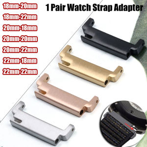 1 Pair Watch Strap Adapter 18mm To 20mm 22mm20mm To 18/20/22mm22mm To 22mm Quick Release Pins Connectors Watchband Accessories