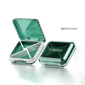 Portable Mini Travel Pill Box Daily Medicine Organizer Week Long Pill Container Easy Carry Drug Box Sanbonki ABC123