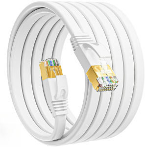Cat 7 Ethernet Cable ShieldedFlat Ethernet Patch Cables High Speed Internet Cable for Modem Router LAN Computer 1m 5m 20m