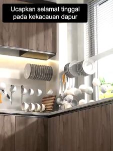 Rak Piring Wastafel Dapur Rak Cuci Piring Rak Piring Stainless Steel Rak Piring Dapur Multifungsi