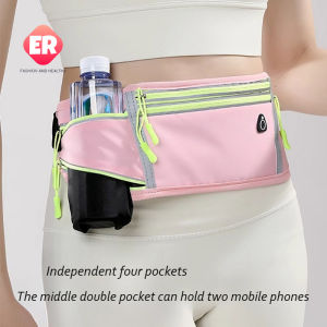【ER】ใกล้ติดตั้งกันน้ำกระเป๋าเอว การเก็บโทรศัพท์ 7.2 นิ้ว เข็มขัดเอวกลางแจ้งเดินทางฟิตเนสมัลติฟังก์ชั่น