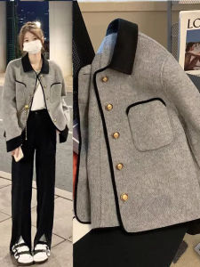 French Design Winter Warm Short Coat