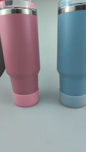 Anti-Slip Soft Silicone Boot Cup Bottom Protective Cover for Straight Water Bottle Cup Bottom Cover 12-24oz/7.5Cm 32-40oz/9Cm