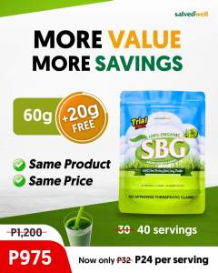 SALVEO BARLEY GRASS POWDER JUICE TRIAL PACK 20 GMS MORE (1 pack/80gms) 100% organic food supplement THE BEST ORGANIC FOOD SUPPLEMENT essential nutrients rich in vitamins and minerals Wellness This supplement contains vitamins A B1 32 312 K.