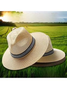 หมวกไหมพรมชาย หมวกชายหาดทรงกลม หมวกกันแดด หมวกสไตล์วินเทจ หมวกทรงอ่อน หมวกทรงอ่อนสำหรับกลางแจ้ง หมวกทรงอ่อนแบบลำลอง