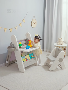 SG STOCK - 6 in 1 Multi-functional Toodles Kids Block Table And Chair Set Toddles Playset Block Toy Storage buckets Gift Toy Building Block Table Kids Bedroom Furniture Set Multi-Functional Fun Bricks Table Children Plastic Table and Chair Set