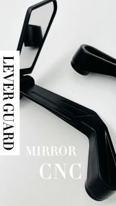 Lever Guard With Side Mirror Foldable Design CNC Alloy Thailand
