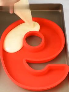 DIY Silicone 0-8 Arabic Number Digital Cake Chocolate Molds Mould Baking Pan for Pastry Bakery Birthday Wedding Anniversary Tool Silicone Cake Mold 6 Inch Baking Birthday Anniversary Large Silicone Number Cake Mold