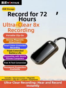 NINTAUS | HD Noise Reduction Voice Recorder AI Text Conversion Device