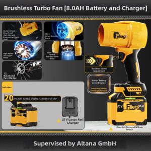 FLIEGL | Backpack Blower High Power Lithium Battery Dust and Leaf Removal