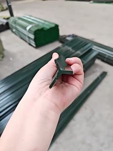 10pcs 1.8M Fence Pole Heavy Duty Wire Fence Pole in Used for fencebarbed wire ropebreeding netprotective net support pole