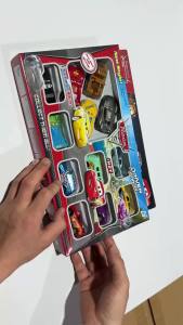 Bandai | New Disney Pixar Cars 3 Rebound Cars 12 Piece Series Lightning McQueen Jackson Storm Plastic Car Model Toy Boutique Gift Box &
