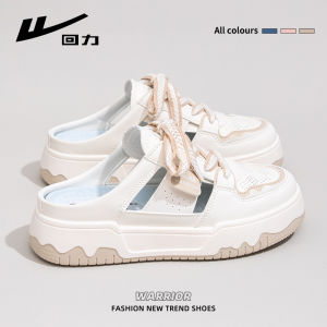 Giày lười nữ Warrior chất đế dày hở mũi thoáng khí chống trượt