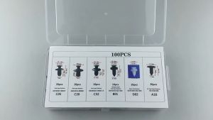 Baut Rivet Clip Joint Trim Klip Kancing Mobil Motor Universal Panel 100 PCS HE26