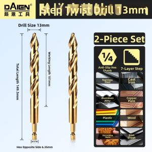 DAIENGONGJU | Stainless Steel Aluminum Drilling Specialty Twist Drill Bit