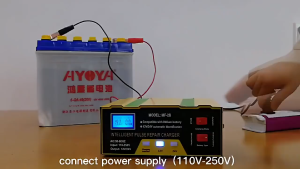 เครื่องชาร์จแบตเตอรี่รถยนต์ 1000A เครื่องชาร์จอัจฉริยะ 12V/24V ชาร์จเร็ว ใช้งานง่าย เครื่องชาร์จแบตเตอรี่
