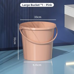 JIADONGLI | Thickened Handheld Plastic Bucket with Lid
