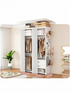 BEIJUBANG | Tủ Quần Áo Mở Sau 60cm