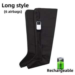 Jinkairui | JinkairuiRechargeable Air Wave Leg Massager Fully Automatic Air Pressure Thigh and Calf Massage Boots