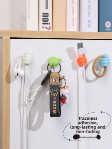 OJIXIONG | No-Trace Strong Adhesive Hook Cable Organizer for Student Dorm