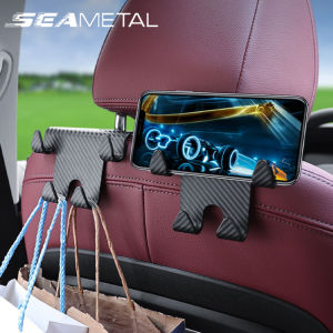 SEAMETAL Car Seat Hooks Storage Bag Hooks Car Multi-purpose ABS Headrest Hooks Car Interior Trim