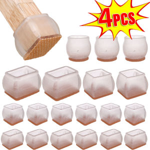 Yespery 4 miếng lót chân chống trượt Silicone mới tấm lót nội thất nỉ đế dày chống ồn cho ghế sofa Tấm bảo vệ chống trầy xước sàn gỗ