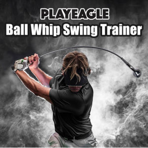 PLAYEAGLE Ball Whip Golf Swing Trainer Aid for Strengthen Swing Power and Tempo Swing Practice Sticks Golf Training Equipment 1PC/PACK