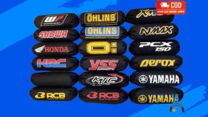 cover sockbreaker belakang motor matic sarung shock plus sarung tabung terlaris termurah