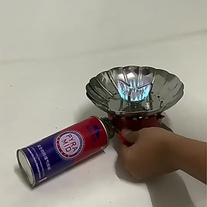 Kompor Camping Portable Bentuk Bunga Tahan Angin Windproof Stove K-203