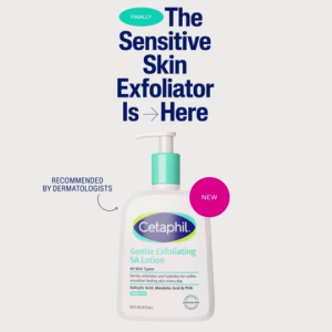 Cetaphil Gentle Exfoliating SA Cleanser 473ml Salicylic Acid Mandelic Acid & PHA Daily Exfoliation Face Wash Deep Pore Cleansing Suitable For All Skin Typesl Gentle Daily Skin Renewal Smooth Soft Skin