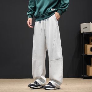 Quần Dài Ống Rộng Thể Thao Thường Ngày Cho Thanh Thiếu Niên Mùa Xuân Thu Phong Cách Mỹ Quần Dài Thể Thao Rộng Rãi Thoải Mái