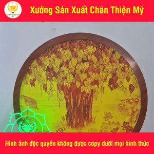 Đèn Thờ Hào Quang Phật Tranh Trúc Chỉ Tròn CHÂN THIỆN MỸ Đèn Trang Trí Bàn Thờ Hào Quang Trúc Chỉ Nhiều Mẫu CTC-HQ-07
