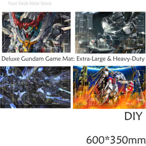 Bandai | Gundam Play Mat Kshatriya Design The Witch From Mercury Single Player TCG Non-Slip Mat Anime Kids Toy Gift