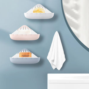 ที่วางสบู่ ฟูจิ ที่ใส่สบู่ ที่ใส่สบู่ติดผนังแบบถอดได้ ไม่ต้องเจาะผนัง กาวเหนียวแน่นกันน้ำได้ รูปภูเขาไฟฟูจิ