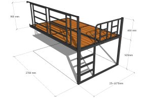 Loft bed customize singapore extra large size