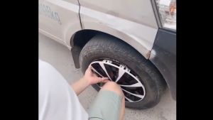 (1 chiếc) Ốp chụp mâm lazang 7 chấu thể thao nhập khẩu cao cấp