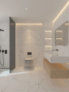 Italy 600x1200 Glacier White Ceramic Tile Living Room Bedroom Floor Tile Bathroom Kitchen Balcony Wall Tile