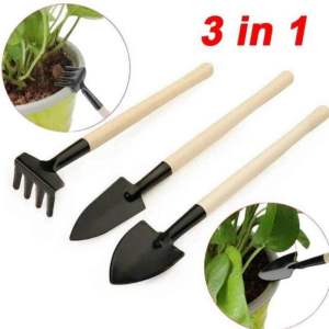 1 Set Alat Berkebun Mini | Garden Tool 3 in 1  (Sekop LancipSekopGarukan)