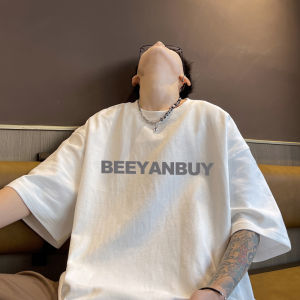 Pure Cotton European and American Street Style Fashion Brand T-Shirt Boys American Wear OOTD Short Sleeve Summer Mens Retro Fried Street Tops