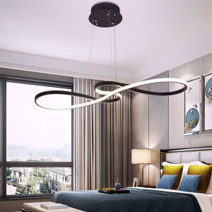 100CM Music Notes Pendant Light Kitchen Island Lamp 70-Watt Modern Tri Color Chandelier Ceiling Light Living Room Dim Light