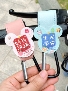 Khung Treo Mũ Xe Máy Trước Hình Hoạt Hình Đa Năng Không Cần Khoan Cho Xe Điện Và Xe Điện Ngựa Kéo Phụ Kiện Xe Máy