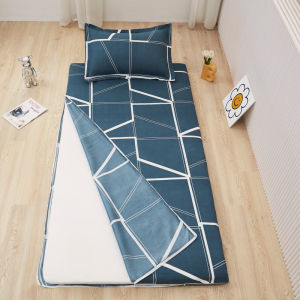 Zippered Mattress Protector Cover Full Enclosure Student Dormitory Brown Pad Latex Pad Cover Skin-friendly Polyester Fiber