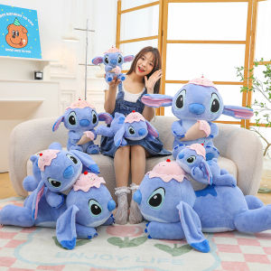 28-100cm Disney Lilo & Stitch Doll Action Figure Ice Cream Purple Steedy Angel Plush Toys Steedy Stuffed Toy Kawaii Anime Stitch Plushie史迪仔公仔史迪奇和安琪娃娃