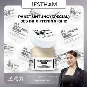 Jestham Paket Untung Face Cream Jes Brightening isi 12