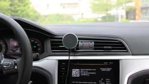 Magnetic Phone Holder Car Screen Fixed Magsafe Suction For Volkswagen ID4 ID.4 Wireless Charging Stand Aluminum Alloy Mount