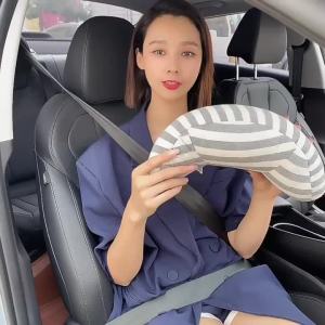 Gối Tựa Đầu Có Dây Đai An Toàn Cho Trẻ Em - Phụ Kiện Du Lịch Ô Tô Hỗ Trợ Cổ Cho Trẻ Em