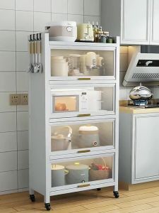 Kitchen Dust Cabinet Rack Cabinets with Stainless Steel Kitchen Organizer Plate Organizer