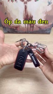 Ốp Chìa Khóa Xe Mitsubishi Xpander Xforce Outlander Attrage Pajero Sport Triton Da Màu Nâu Đen và Hồng Lịch Sự Sang Trọng